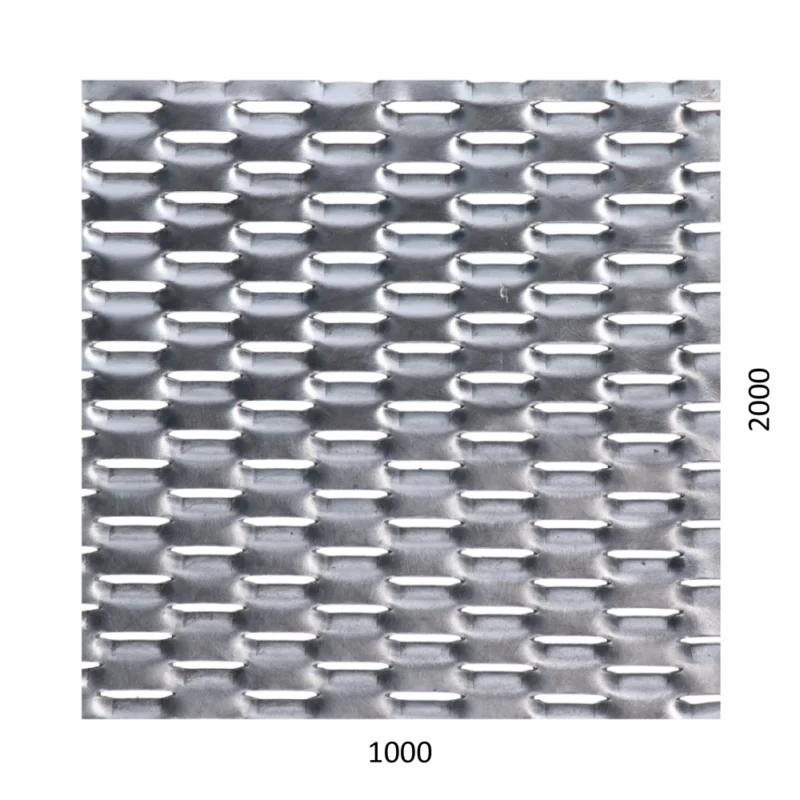 Poškozený tahokov Fe, oko: 47x18mm, můstek: 8mm (1000x2000x1.5mm) Dokud Zásoby Vydrží