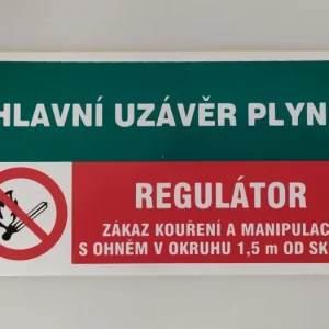 Samolepka "HUP + Regulátor" Dokud Zásoby Vydrží