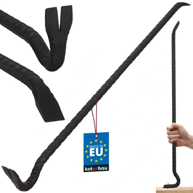 Páčidlo kované rebrované stavebné zahnuté obojstranné 120 cm Cenově Výhodný