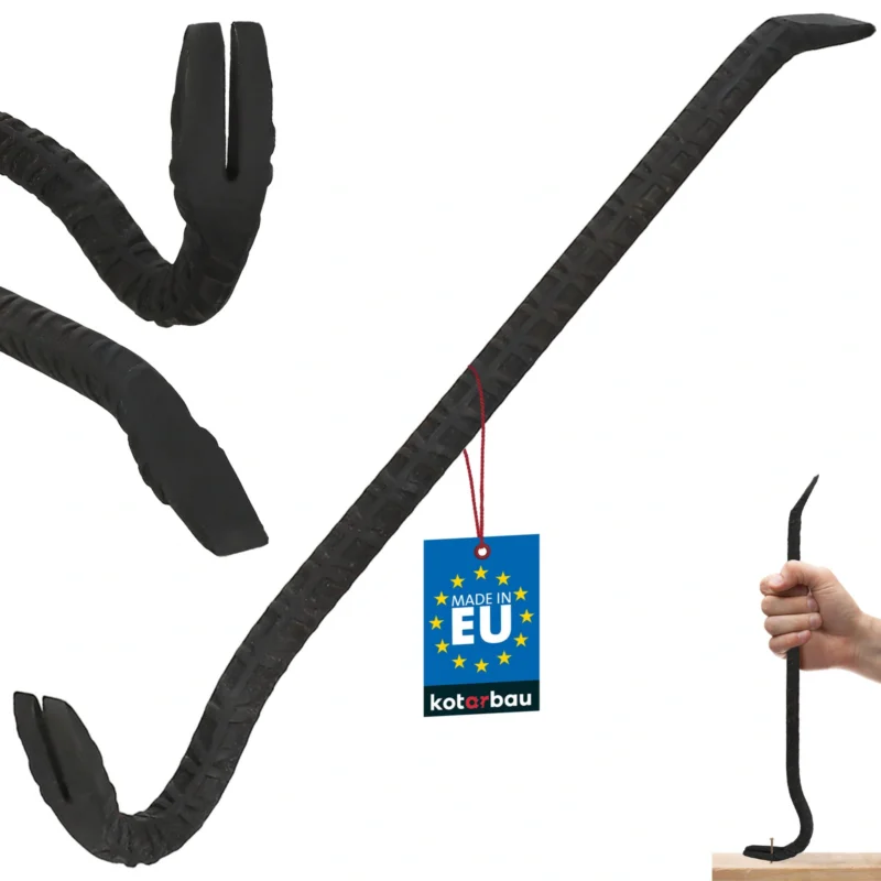 Ověřený Páčidlo kované rebrované stavebné zahnuté obojstranné 50 cm