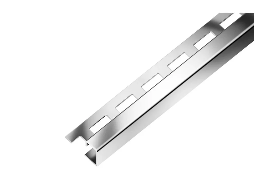 ACARA SP7 ukončovací lišta Q, pravidelná, nerez lesk V4A, 12,5 mm, 2,5 m AAEC 125-PR/V4A Oblíbený