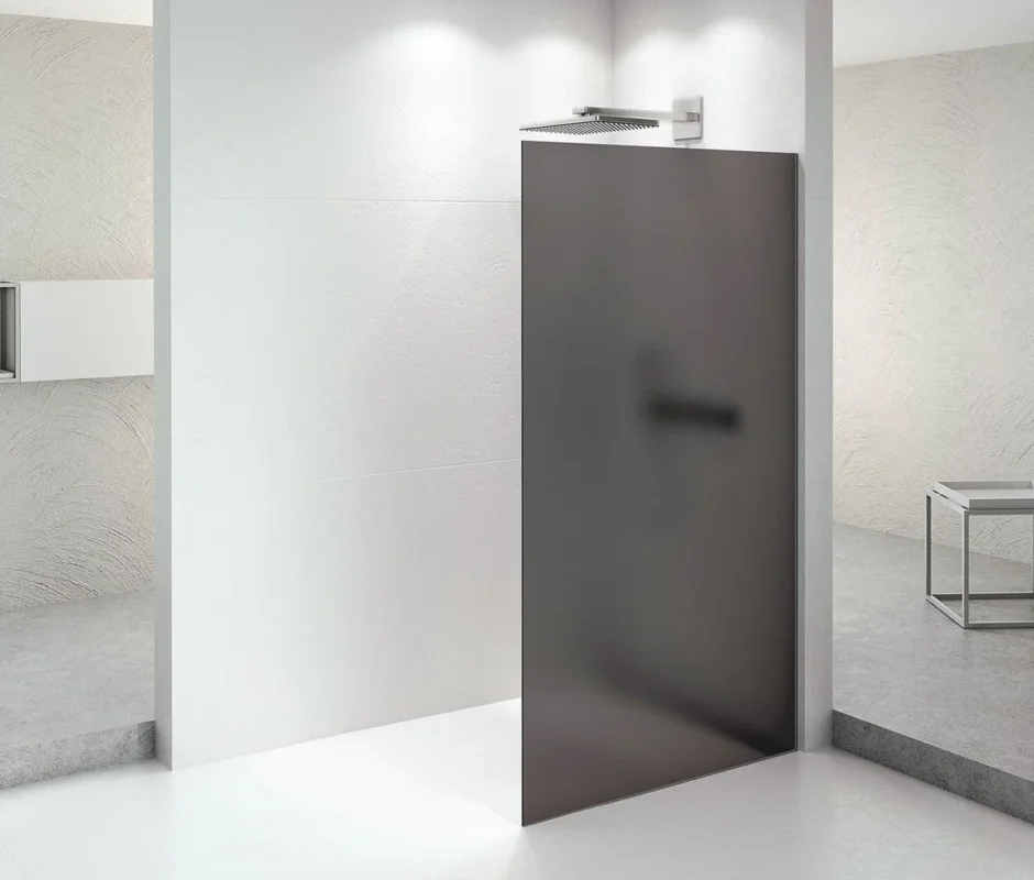 Ověřený Polysan Architex Chrom Sprchová Zástěna 1062mm, Kouřové Matné Sklo