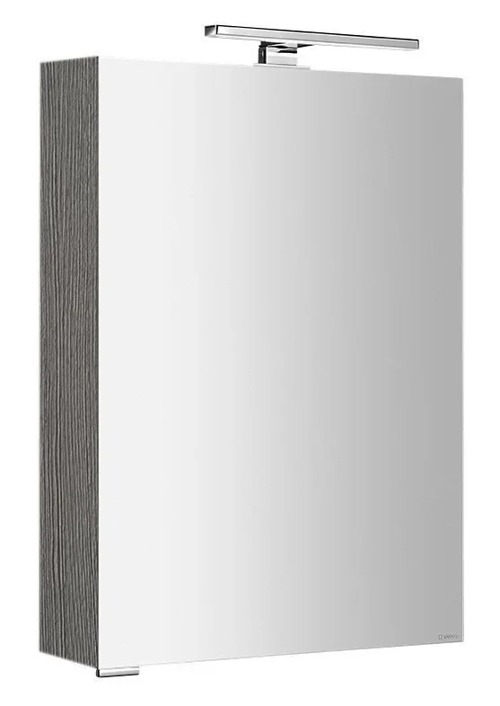 Originální Sapho Mirró Galerka S Led Osvětlením, 50x70x16cm, Levá/pravá, Dub Stříbrný