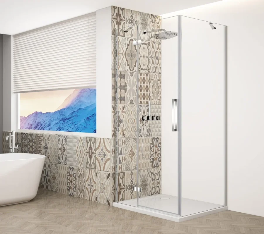 Gelco Trinity Chrome čtvercový Sprchový Kout 900x900mm, čiré Sklo, Levé Hit Sezóny